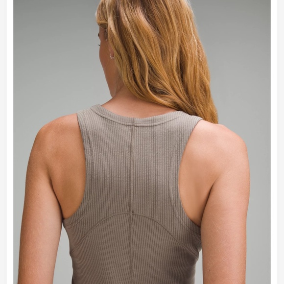 New Lululemon Ribbed Softstreme Slim-Fit Tank Dress Size 6 - Picture 4 of 10